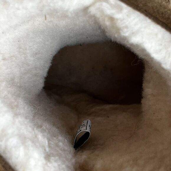 Bearpaw Val Brown Suede Wool Sheepskin Lined Winter Boots Shoes Womens Size 10 - Picture 12 of 15